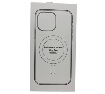 Чехол iPhone 16 Pro Max Clear Case MagSafe Прозрачный#2050521