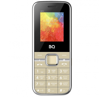Мобильный телефон BQ 1868 Art+ золотой (1,77"/0,08МП/800mAh)#2050591