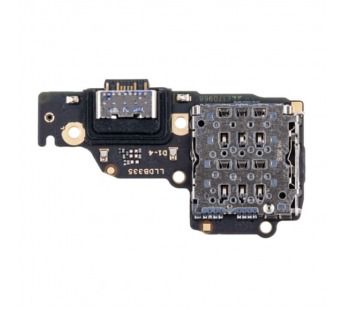 Шлейф для Xiaomi Redmi Note 13 4G (23129RAA4G/23124RA7EO/23129RA5FL) плата системный разъем/разъем SIM/микрофон - Премиум#2060758