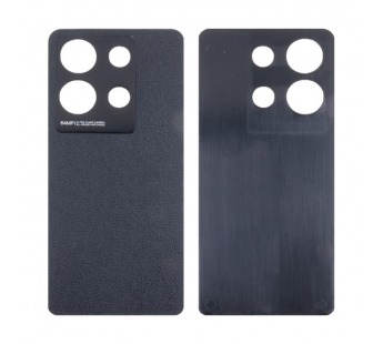 Задняя крышка для Infinix Note 30 4G (X6833B/X6716B) Черный (имитация кожи)#2074577