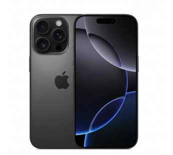 Смартфон Apple iPhone 16 Pro 128Gb Black Titanium 1Sim+Esim#2050906