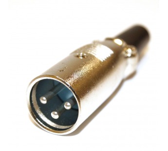 Микрофонный штекер XLR 3P "Canon" на кабель, с хомутом 60мм#2068465