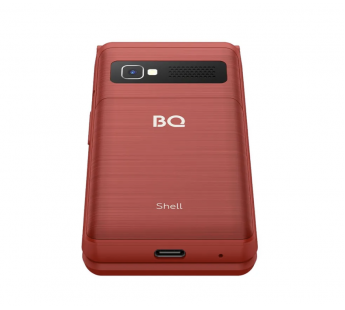 Мобильный телефон BQ 2411 Shell раскладушка красный (2.4"/0,3МП/800 mAh)#2050934