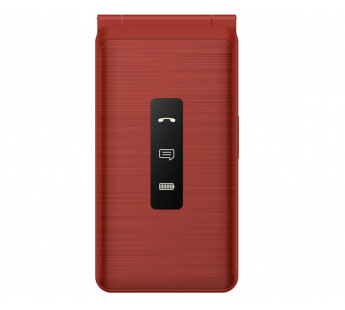 Мобильный телефон BQ 2411 Shell раскладушка красный (2.4"/0,3МП/800 mAh)#2050932