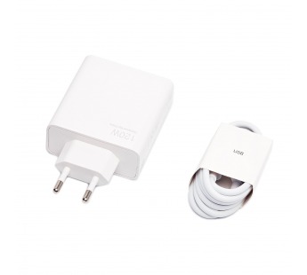 Адаптер Сетевой с кабелем ORG Xiaomi [BHR6034EU] (повр. уп) USB 120W (USB/Type-C) (C) (white(238278)#2051162