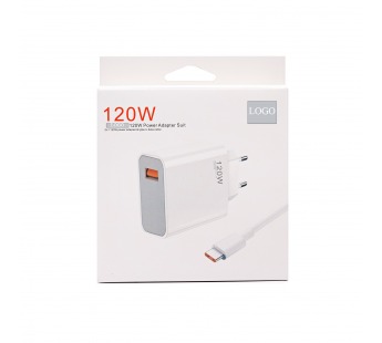 Адаптер Сетевой с кабелем ORG Xiaomi [BHR6034EU] (повр. уп) USB 120W (USB/Type-C) (C) (white(238278)#2051163