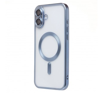 Чехол-накладка - SM027 SafeMag для "Apple iPhone 16 Plus" (blue) (235508)#2081091