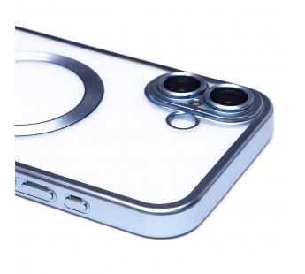 Чехол-накладка - SM027 SafeMag для "Apple iPhone 16 Plus" (blue) (235508)#2081093