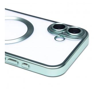 Чехол-накладка - SM027 SafeMag для "Apple iPhone 16 Plus" (green) (235510)#2081090