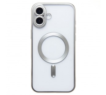 Чехол-накладка - SM027 SafeMag для "Apple iPhone 16 Plus" (silver) (235509)#2052388