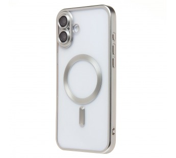 Чехол-накладка - SM027 SafeMag для "Apple iPhone 16 Plus" (silver) (235509)#2081082