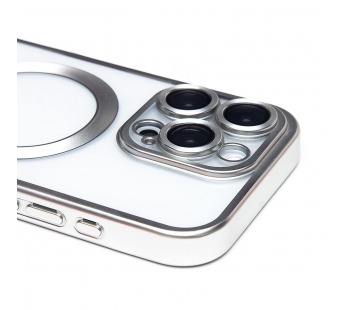Чехол-накладка - SM027 SafeMag для "Apple iPhone 16 Pro" (silver) (235512)#2081065