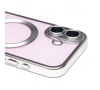 Чехол-накладка - SM027 SafeMag для "Apple iPhone 16" (silver) (235504)#2095218