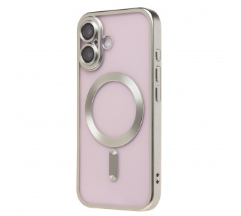 Чехол-накладка - SM027 SafeMag для "Apple iPhone 16" (silver) (235504)#2081047