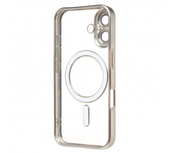 Чехол-накладка - SM027 SafeMag для "Apple iPhone 16" (silver) (235504)#2081048