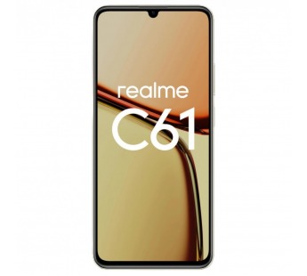 Смартфон Realme C61 8 + 128 ГБ блестящий золотой#2051262