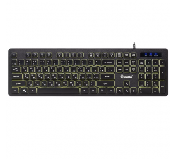 Клавиатура Smartbuy 336 USB, проводная с подсветкой, черная (SBK336UK)#2051444