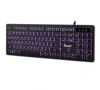 Клавиатура Smartbuy 336 USB, проводная с подсветкой, черная (SBK336UK)#2051445
