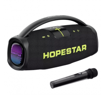 Колонка беспроводная  HOPESTAR A65 300W, (USB,FM,TF card, микрофон)  цвет черный#2051623