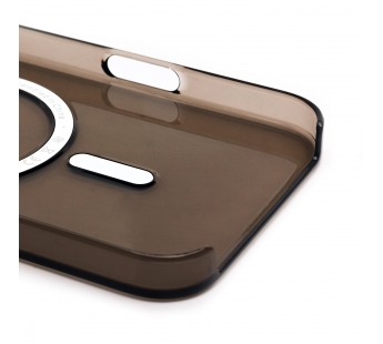 Чехол-накладка ORG PC Clear Case SafeMag для "Apple iPhone 16 Plus" (transparent/black) (234518)#2069109