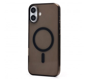 Чехол-накладка ORG PC Clear Case SafeMag для "Apple iPhone 16 Plus" (transparent/black) (234518)#2069111