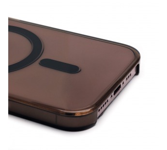 Чехол-накладка ORG PC Clear Case SafeMag для "Apple iPhone 16" (transparent/black) (234517)#2088488
