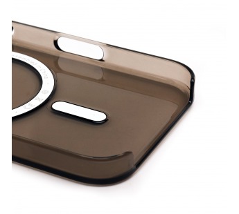 Чехол-накладка ORG PC Clear Case SafeMag для "Apple iPhone 16" (transparent/black) (234517)#2069096