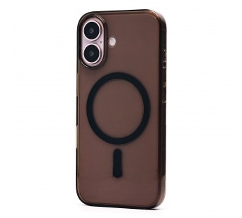 Чехол-накладка ORG PC Clear Case SafeMag для "Apple iPhone 16" (transparent/black) (234517)#2069098