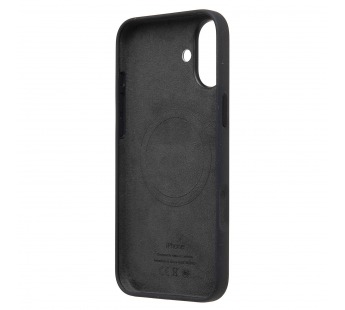 Чехол-накладка ORG Silicone Case SafeMag с анимацией для "Apple iPhone 16 Plus" (black) (235633)#2069093