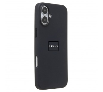 Чехол-накладка ORG Silicone Case SafeMag с анимацией для "Apple iPhone 16 Plus" (black) (235633)#2069094