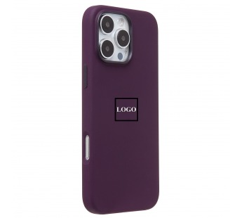 Чехол-накладка Silicone Case SafeMag с анимацией для "Apple iPhone 16 Pro Max" (purple) (235650)#2066403