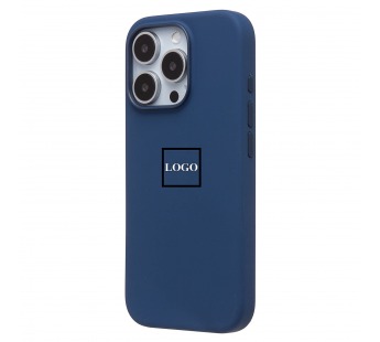 Чехол-накладка Silicone Case SafeMag с анимацией для "Apple iPhone 16 Pro" (dark blue) (235646)#2066396