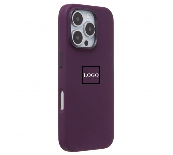 Чехол-накладка Silicone Case SafeMag с анимацией для "Apple iPhone 16 Pro" (purple) (235642)#2052956