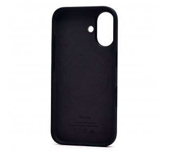 Чехол-накладка Silicone Case SafeMag с анимацией для "Apple iPhone 16" (black) (235625)#2052750