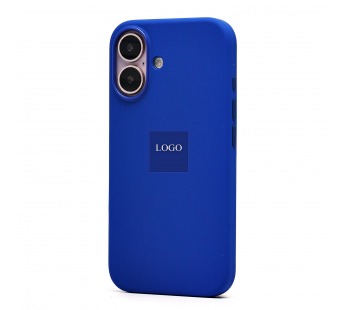 Чехол-накладка Silicone Case SafeMag с анимацией для "Apple iPhone 16" (brilliant blue) (235631)#2052746