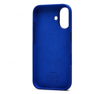 Чехол-накладка Silicone Case SafeMag с анимацией для "Apple iPhone 16" (brilliant blue) (235631)#2052747