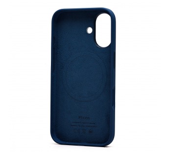 Чехол-накладка Silicone Case SafeMag с анимацией для "Apple iPhone 16" (dark blue) (235630)#2052744