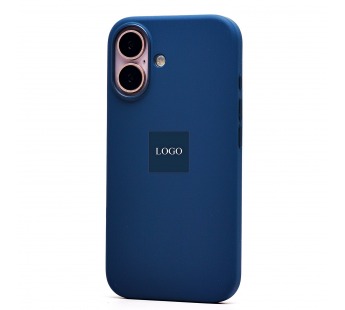 Чехол-накладка Silicone Case SafeMag с анимацией для "Apple iPhone 16" (dark blue) (235630)#2052742