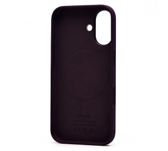 Чехол-накладка Silicone Case SafeMag с анимацией для "Apple iPhone 16" (purple) (235626)#2052737