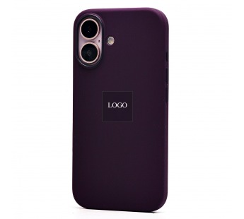 Чехол-накладка Silicone Case SafeMag с анимацией для "Apple iPhone 16" (purple) (235626)#2052736