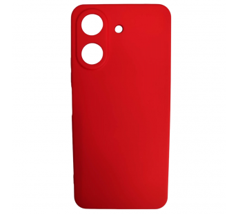 Чехол силиконовый Xiaomi Redmi 13/13C/Poco C65 Silicone Cover без лого красный#2052020