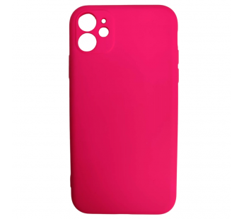 Чехол силиконовый iPhone 11 Silicone Cover Nano 2mm фуксия#2052064