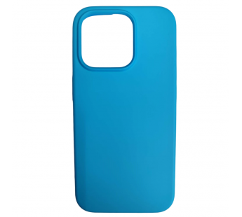 Чехол силиконовый iPhone 15 Pro Silicone Cover Nano 2mm голубой#2052063