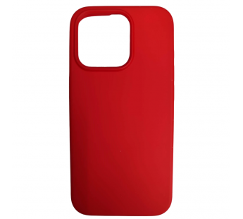 Чехол силиконовый iPhone 15 Pro Silicone Cover Nano 2mm красный#2052050