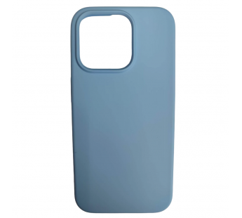 Чехол силиконовый iPhone 15 Pro Silicone Cover Nano 2mm светло-голубой#2052051