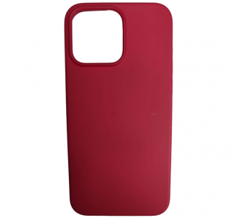 Чехол силиконовый iPhone 15 Pro Max Silicone Cover Nano вишневый#2052056