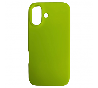 Чехол силиконовый iPhone 16 Silicone Cover Nano 2mm салатовый#2052042