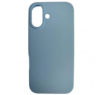 Чехол силиконовый iPhone 16 Silicone Cover Nano 2mm светло-голубой#2052043