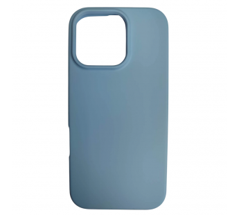 Чехол силиконовый iPhone 16 Pro Silicone Cover Nano 2mm светло-голубой#2057256