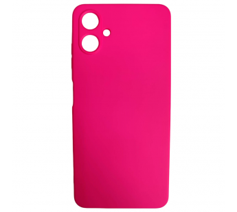 Чехол силиконовый Samsung A06 Silicone Cover без лого фуксия#2052031